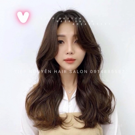 Tóc uốn xoăn ngắn hippie mái mưa - Tiệp Nguyễn Academy