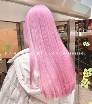 Nhuộm Tóc Làm Màu Hồng Đẹp Giá Rẻ Hoài Đức - Nam Đỗ Hair Salon