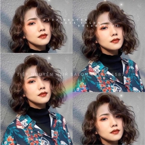 9 phong cách tóc xoăn ngắn hippie cá tính cho phái nữ - Tiệp Nguyễn Academy