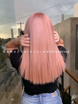Nhuộm Tóc Làm Màu Hồng Đẹp Giá Rẻ Hoài Đức - Nam Đỗ Hair Salon