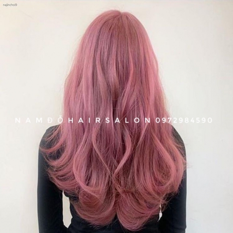 Nhuộm Tóc Làm Màu Hồng Trà Sữa Đẹp Giá Rẻ Hoài Đức - Nam Đỗ Hair Salon