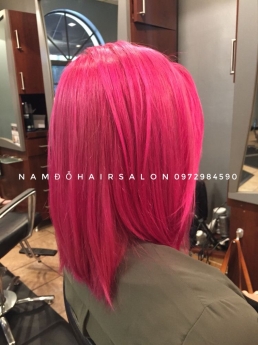 Nhuộm Tóc Làm Màu Hồng Phấn Uy Tín Giá Rẻ Hoài Đức - Nam Đỗ Hair Salon
