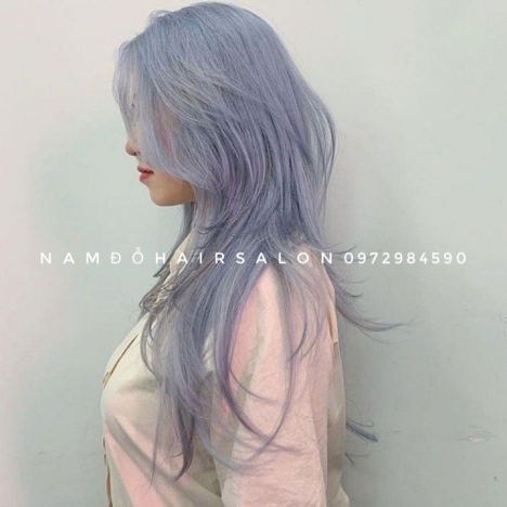 Nhuộm Tóc Làm Màu Khói Xanh Uy Tín Giá Rẻ Hoài Đức - Nam Đỗ Hair Salon