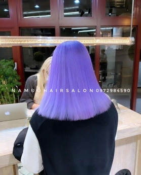 Nhuộm Tóc Làm Màu Khói Tím Đẹp Giá Rẻ Hoài Đức - Nam Đỗ Hair Salon