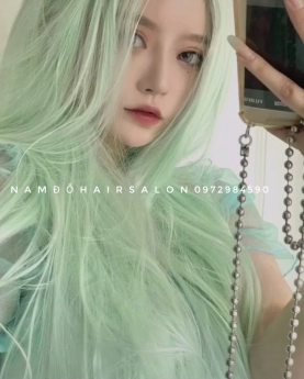 Nhuộm Tóc Làm Màu Xanh Ngọc Đẹp Giá Rẻ Hoài Đức - Nam Đỗ Hair Salon