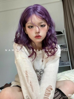 Nhuộm Tóc Làm Màu Xanh Khói Đẹp Uy Tín Giá Rẻ Hoài Đức - Nam Đỗ Hair Salon