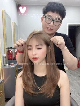 Tóc xoăn hippie ngắn, dịch vụ làm tóc giá rẻ - Tiệp Nguyễn Academy