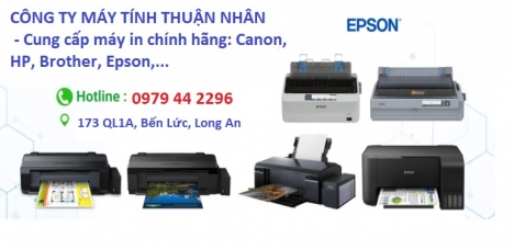 Dịch vụ Nạp Mực Máy in Tại Bến Lức Cần Đước Long An