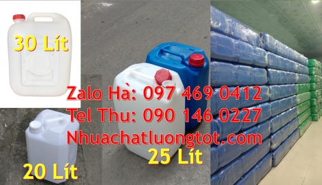 can 20l dày, can 25l xanh Can gía sỉ, Can nhựa 30 lít đựng thuốc thú y, can 20l giá rẻ, can 25l trắn