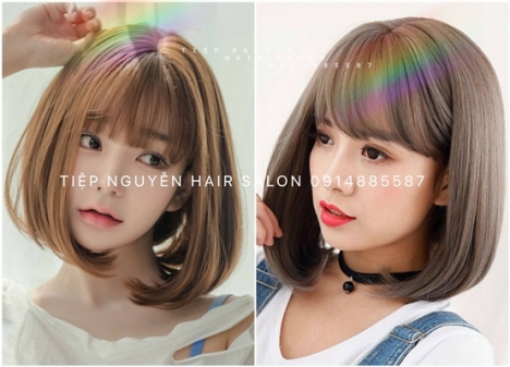 Tóc uốn ngắn xoăn hippie giá bao nhiêu - Tiệp Nguyễn Academy