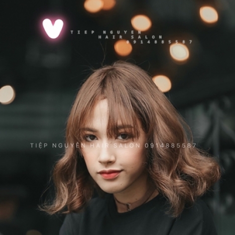 Tóc uốn ngắn hippie, xoăn hippie - Tiệp Nguyễn Academy