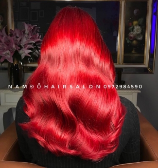 Nhuộm Tóc Làm Màu Đỏ Đẹp Uy Tín Giá Rẻ Hoài Đức - Nam Đỗ Hair Salon