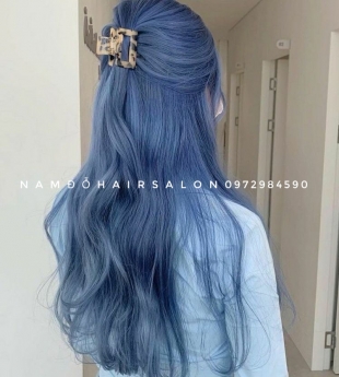 Nhuộm Tóc Làm Màu Xanh Bule Uy Tín Giá Rẻ Hoài Đức - Nam Đỗ Hair Salon