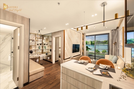 BÁN CĂN 1N+1 MASTERISE VINHOMES SMART CITY TÂY MỖ