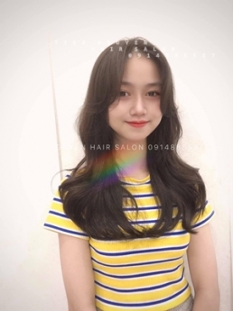 Uốn xoăn ngắn hippie tóc mái bay - Tiệp Nguyễn Academy