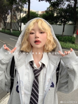 Nhuộm Tóc Làm Màu Xanh Bule Đẹp Giá Rẻ Hoài Đức - Nam Đỗ Hair Salon