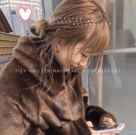 Tóc xoăn ngắn hippie nhẹ nhàng tóc thưa - Tiệp Nguyễn Academy