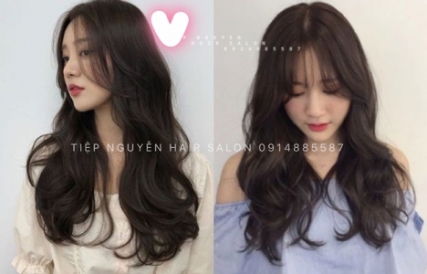 Tóc uốn ngắn xoăn hippie cho tóc lỡ - Tiệp Nguyễn Academy
