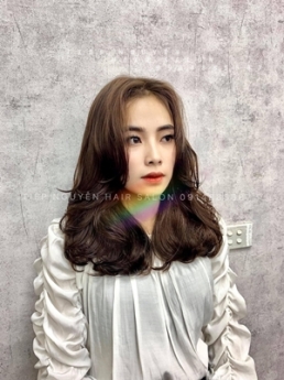 Uốn xoăn ngắn hippie tóc mái bay - Tiệp Nguyễn Academy