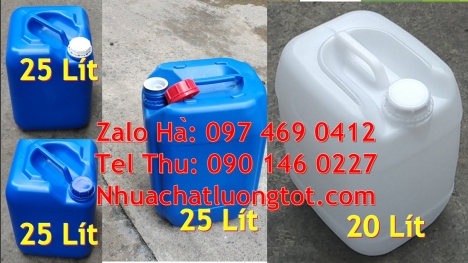 can 20l dày, can 25l xanh Can gía sỉ, Can nhựa 30 lít đựng thuốc thú y, can 20l giá rẻ, can 25l trắn
