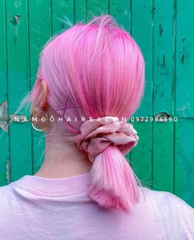 Nhuộm Tóc Làm Màu Hồng Đẹp Uy Tín Giá Rẻ Hoài Đức - Nam Đỗ Hair Salon