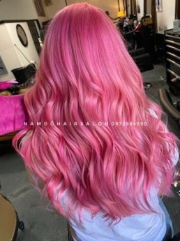 Nhuộm Tóc Làm Màu Hồng Đẹp Uy Tín Giá Rẻ Hoài Đức - Nam Đỗ Hair Salon
