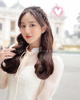 Tóc xoăn ngắn hippie nhẹ nhàng cuốn hút - Tiệp Nguyễn Academy