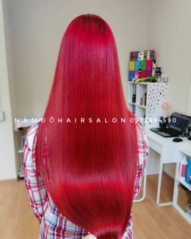 Nhuộm Tóc Làm Màu Đỏ Đẹp Uy Tín Giá Rẻ Hoài Đức - Nam Đỗ Hair Salon
