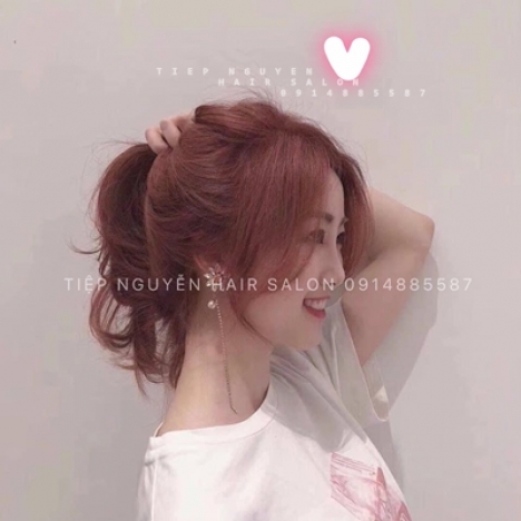 Tóc xoăn ngắn hippie, uốn xoăn nhẹ - Tiệp Nguyễn Academy