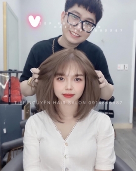 Uốn xoăn ngắn hippie đẹp giá rẻ uy tín - Tiệp Nguyễn Academy