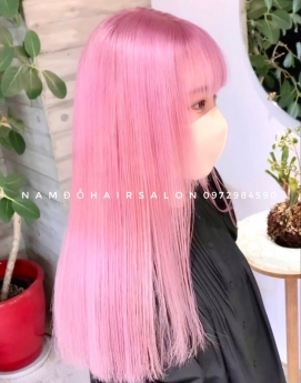 Nhuộm Tóc Làm Màu Hồng Đẹp Giá Rẻ Hoài Đức - Nam Đỗ Hair Salon