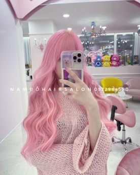 Nhuộm Tóc Làm Màu Hồng Đẹp Uy Tín Giá Rẻ Hoài Đức - Nam Đỗ Hair Salon