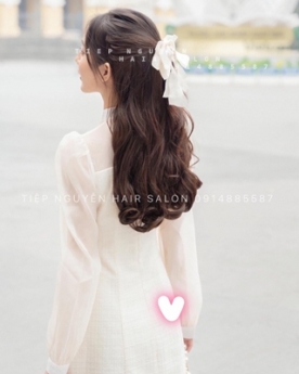 Tóc xoăn ngắn hippie nhẹ nhàng cuốn hút - Tiệp Nguyễn Academy