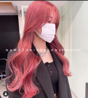 Nhuộm Tóc Làm Màu Hồng Đẹp Uy Tín Giá Rẻ Hoài Đức - Nam Đỗ Hair Salon