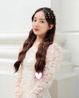 Uốn xoăn ngắn hippie, làm tóc đẹp giá rẻ Hà Nội - Tiệp Nguyễn Academy