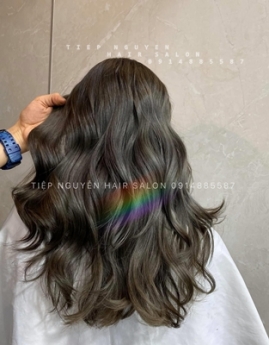 Uốn xoăn ngắn hippie tóc mái bay - Tiệp Nguyễn Academy