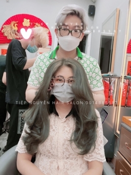 Uốn xoăn ngắn hippie giá rẻ Hà Nội - Tiệp Nguyễn Academy