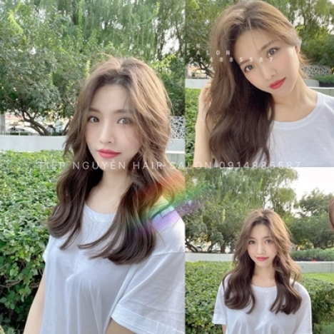 Tóc uốn ngắn xoăn hippie cho nữ - Tiệp Nguyễn Academy