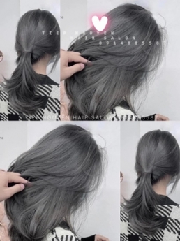 Tóc xoăn hippie ngắn mái dài, làm tóc giá rẻ - Tiệp Nguyễn Academy