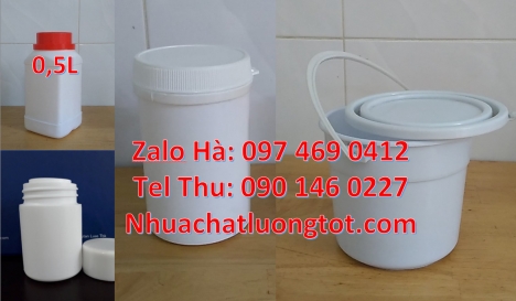 hủ nhựa 1.5kg đựng đường mía, hũ 0.5kg lùn, Hũ 2kg cao cấp, Hũ nhựa 1kg giá rẻ, Hũ tròn 0.6l, Hũ đựn