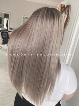 Nhuộm Tóc Làm Màu Vàng Khói Đẹp Giá Rẻ Hoài Đức - Nam Đỗ Hair Salon