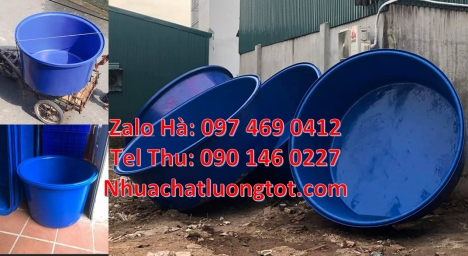 thùng nhựa vuông 300 lít, thùng nhựa 2000 lít trồng cây Thùng tròn, Thùng nhựa tròn 2000 li