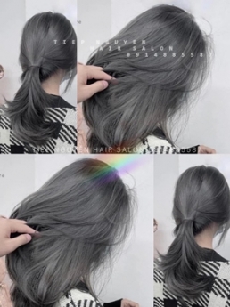 Tóc xoăn ngắn hippie, from mái mưa, học nghề tóc - Tiệp Nguyễn Academy