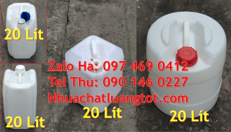 can 20l dày, can 25l xanh Can gía sỉ, Can nhựa 30 lít đựng thuốc thú y, can 20l giá rẻ, can 25l trắn