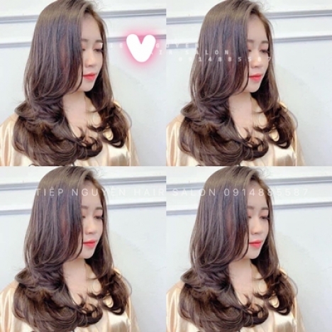 Tóc xoăn ngắn hippie, uốn xoăn nhẹ - Tiệp Nguyễn Academy