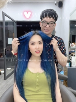 Tóc xoăn hippie ngắn, dịch vụ làm tóc giá rẻ - Tiệp Nguyễn Academy