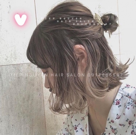 Tóc uốn xoăn ngắn hippie, uốn xoăn hippie - Tiệp Nguyễn Academy