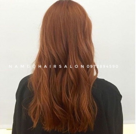 Nhuộm Tóc Làm Màu Đồng Ánh Vàng Đẹp Giá Rẻ Hoài Đức - Nam Đỗ Hair Salon
