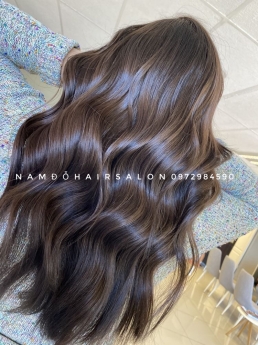 Nhuộm Tóc Làm Màu Nâu Ánh Lạnh Đẹp Giá Rẻ Hoài Đức - Nam Đỗ Hair Salon