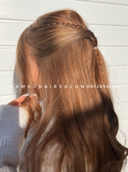 Nhuộm Tóc Làm Màu Vàng Rêu Đẹp Giá Rẻ Hoài Đức - Nam Đỗ Hair Salon